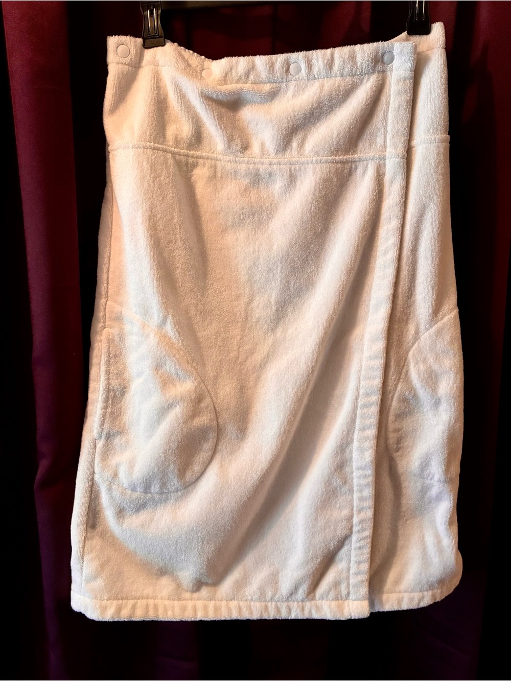 Hammacher Schlemmer Women’s White Towel Wrap
